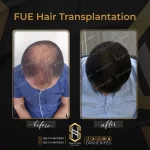 قبل وبعد زراعة الشعر بالاقتطاف