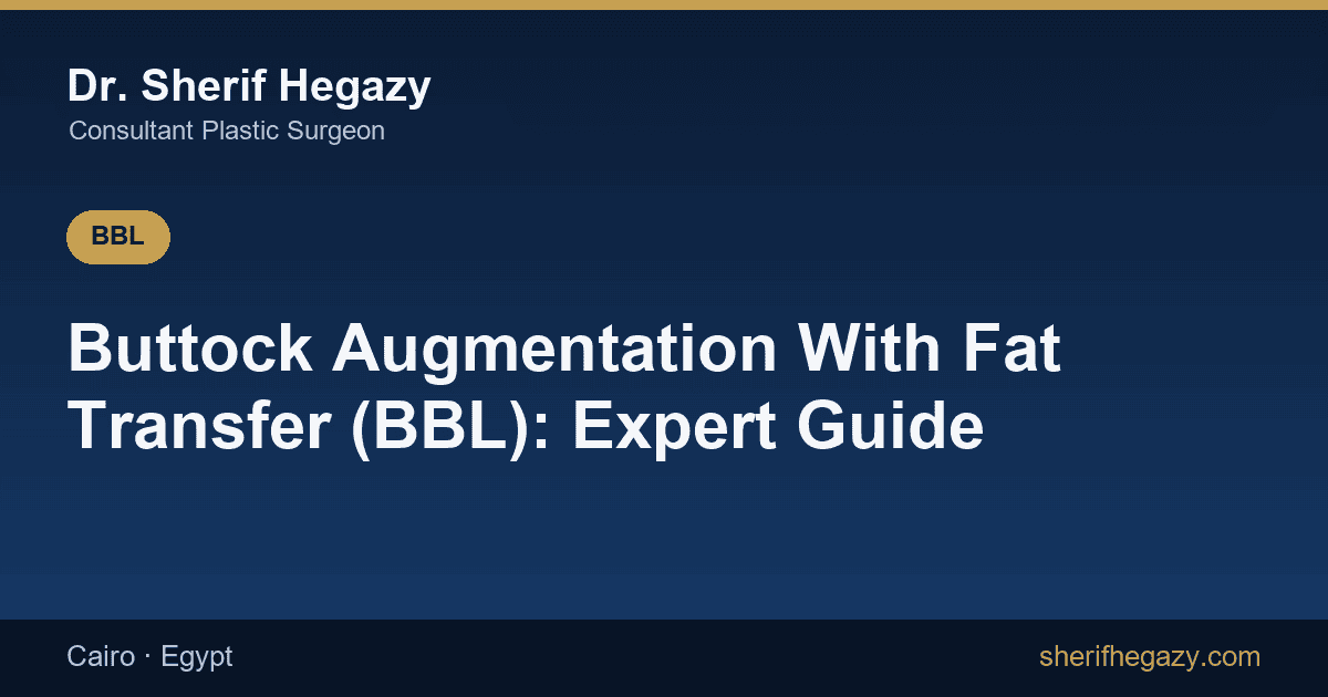 Buttock Augmentation With Fat Transfer (BBL): The Complete Expert Guide