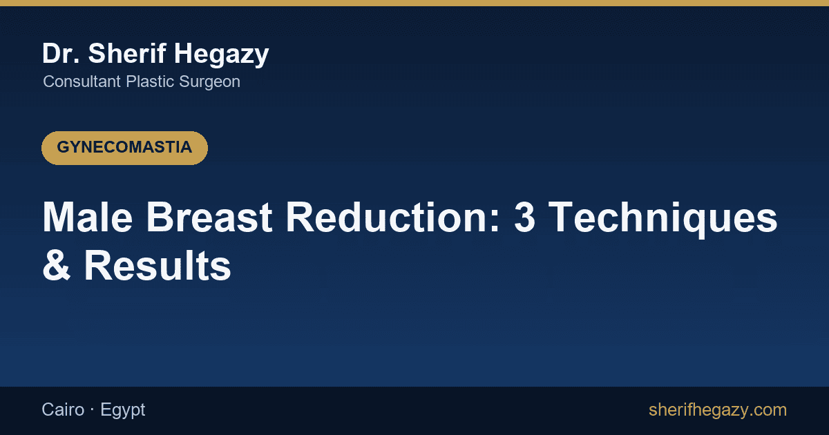 Male Breast Reduction: 3 Techniques, Results and Cost
