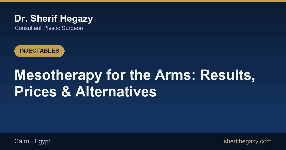 Mesotherapy for the Arms: Results, Prices and 3 Alternatives