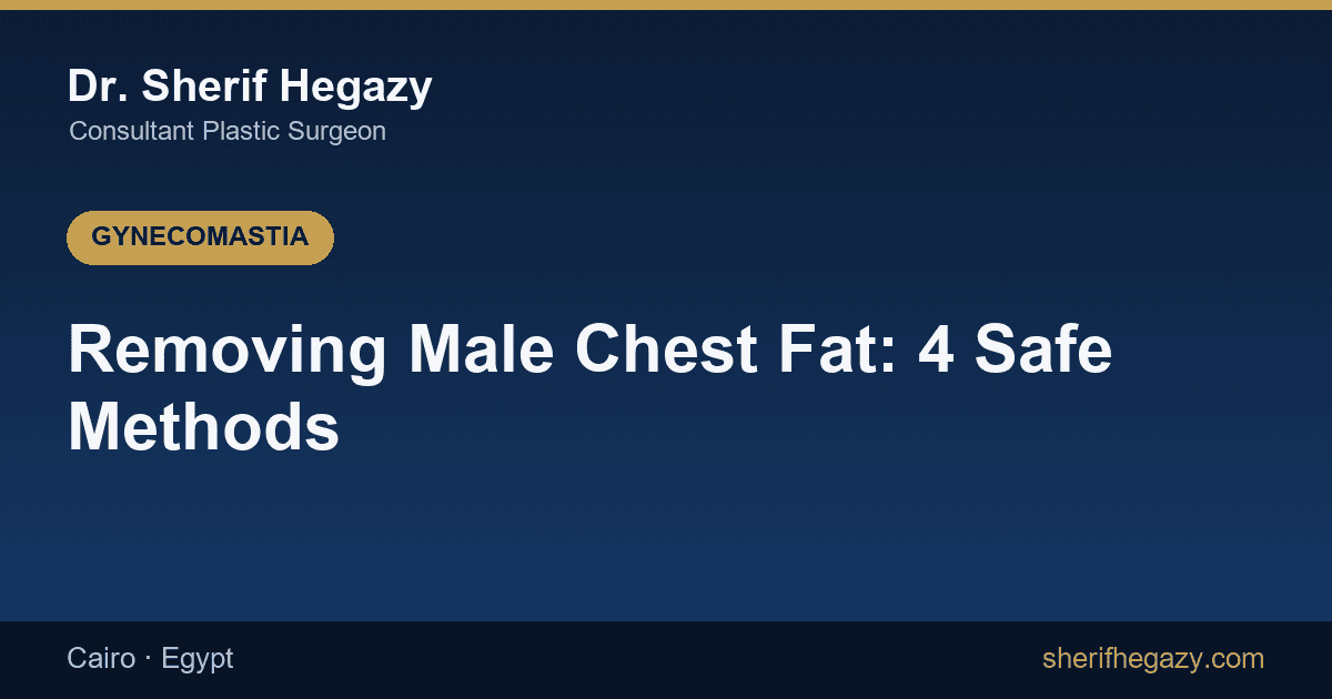 Removing Male Chest Fat: 4 Safe Methods
