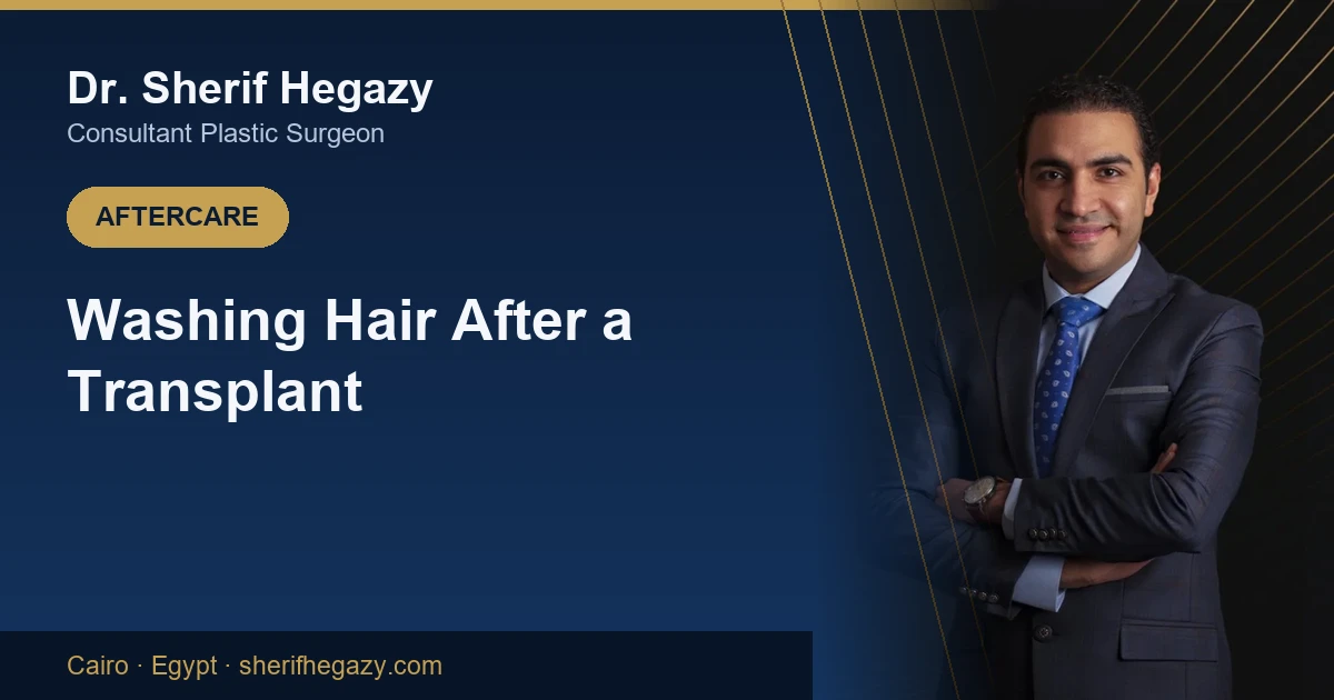 Washing Your Hair After a Hair Transplant: The Full Routine