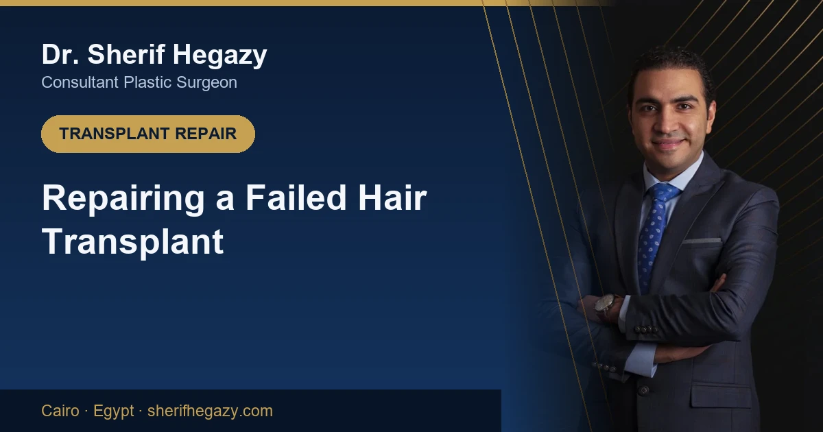 Repairing a Failed Hair Transplant: What Can and Cannot Be Fixed
